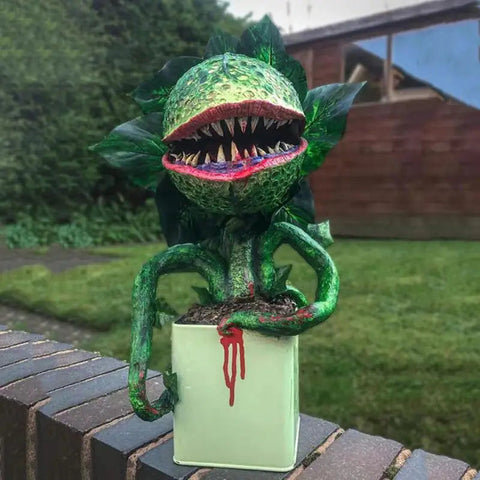 Cannibal Plant Resin Prop for Halloween Garden Decor Frugal Finds Galore