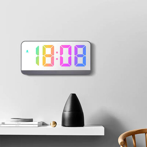 Colorful Big Screen LED Bedside Alarm Clock Frugal Finds Galore