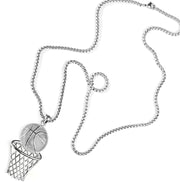 Basketball Hoop Pendant Necklace Frugal Finds Galore