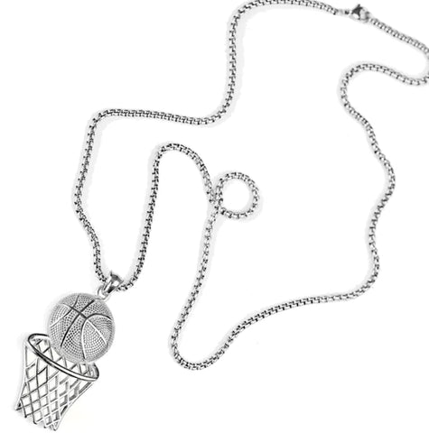 Basketball Hoop Pendant Necklace Frugal Finds Galore