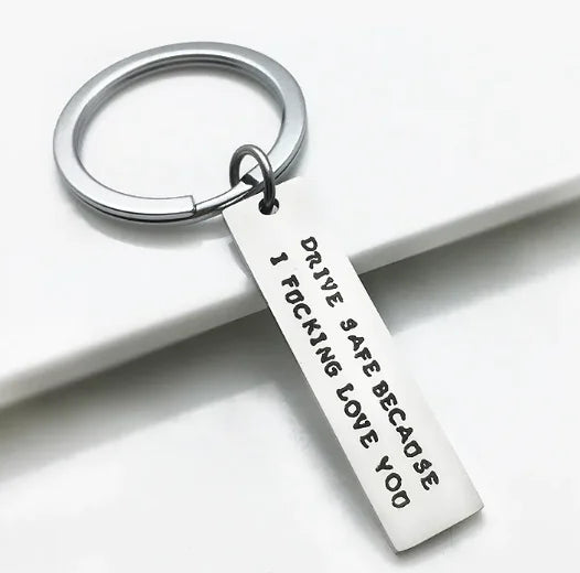 Stainless Steel Keychain Drive Safe