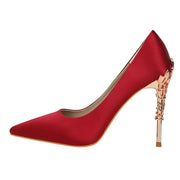 Luxury Silk High Heels Frugal Finds Galore