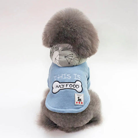 Thickened Hooded Padded Clothing for Pets Frugal Finds Galore
