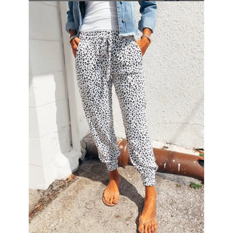 High-Waist Leopard Joggers Frugal Finds Galore