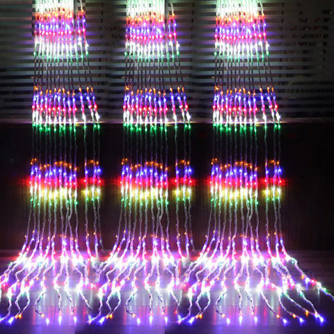 Outdoor Net Lights and Water String Lights Setup Frugal Finds Galore