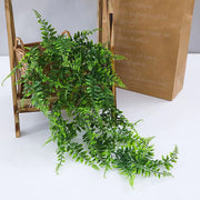 Artificial Hanging Fern Plant Decor Frugal Finds Galore