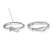 Adjustable Bow Opening Couple Ring for Women Frugal Finds Galore