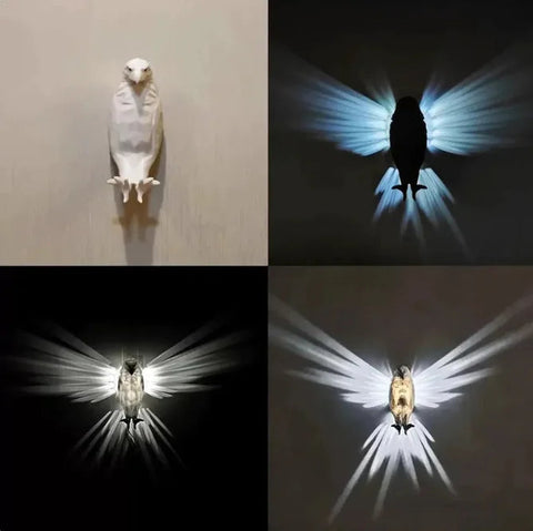 Modern Creative Bird Wall Lamp Frugal Finds Galore