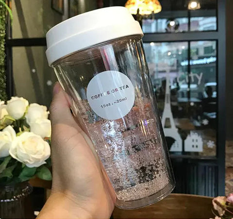 Portable double coffee cup Frugal Finds Galore