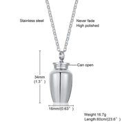 Openable Earthen Jar Columbarium Shape Pendant Frugal Finds Galore
