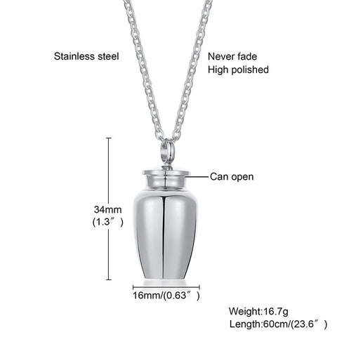 Openable Earthen Jar Columbarium Shape Pendant Frugal Finds Galore