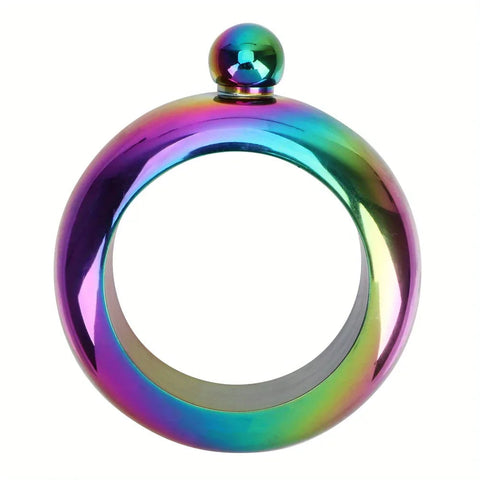 Creative Stainless Steel Bracelet Flask in Rose Gold Frugal Finds Galore