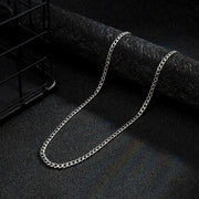 Titanium Steel Cuban Link Chain Necklace Frugal Finds Galore