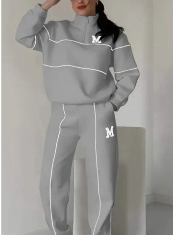 Womens 2 Piece Outfits Lounge Hoodless Pullover Sweatshirt Sweatsuit Sets Sweatshirt Baggy Fashion Sweatpants With Pockets Frugal Finds Galore