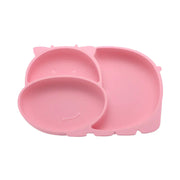 Silicone Baby Feeding Plate with Suction and Utensils Set Frugal Finds Galore