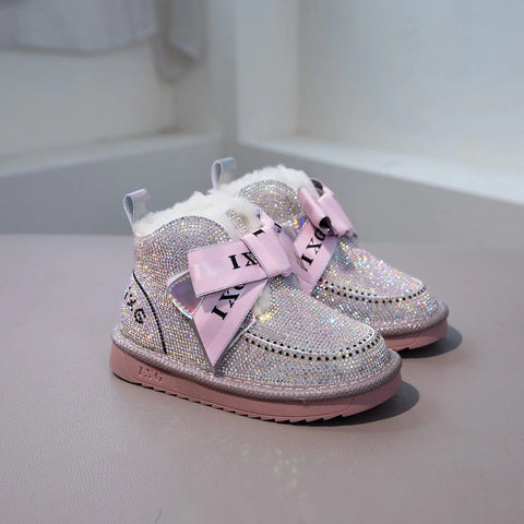 Rhinestone Princess Thermal Cotton Footwear Frugal Finds Galore