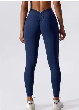 Pantalones de yoga de cintura alta para mujer: realce y ajuste elástico