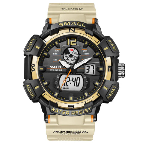 Luminous Men's Outdoor Chronograph Alarm Clock Watch Frugal Finds Galore
