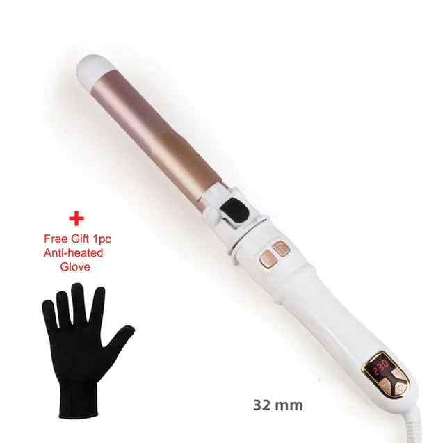 28/32mm Ceramic Barrel Automatic Rotating Hair Curler