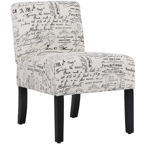 Modern Fabric Living Room Chairs with Solid Wood Legs Home Furniture (1 White) Frugal Finds Galore