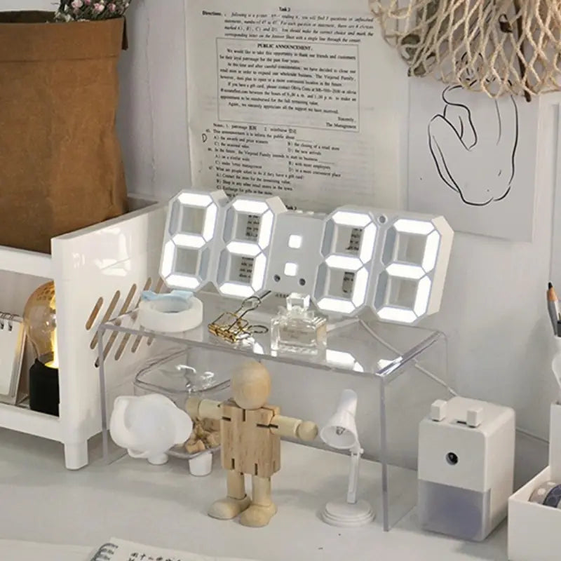 Digital Desk Clock With Temperature