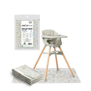 30pcs Eco-Friendly & Compostable Disposable Under Highchair Splat Mat for Floor Frugal Finds Galore