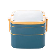 Double-Layer Lunch Box for Office Workers, Microwave Safe Frugal Finds Galore