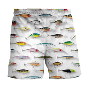 Men's Beach Shorts Featuring Fish Print Design Frugal Finds Galore