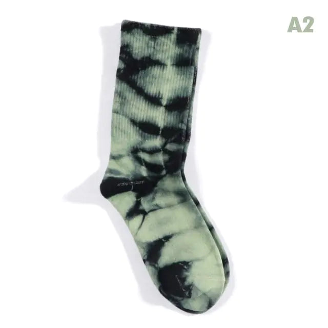 Women Tie-Dye Tube Socks