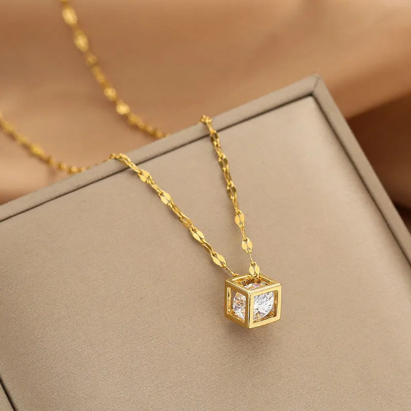 Gold-Plated Non-Fading Clavicle Necklace