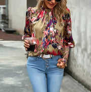 Women's Long Sleeve Printed Shirt Frugal Finds Galore