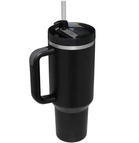 40oz Stainless Steel Car Straw Cup Frugal Finds Galore