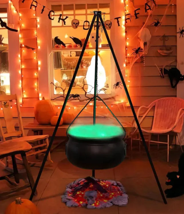 Indoor DIY Bubble Cauldron