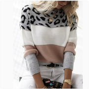 Women's Casual Leopard Print Sweater Frugal Finds Galore