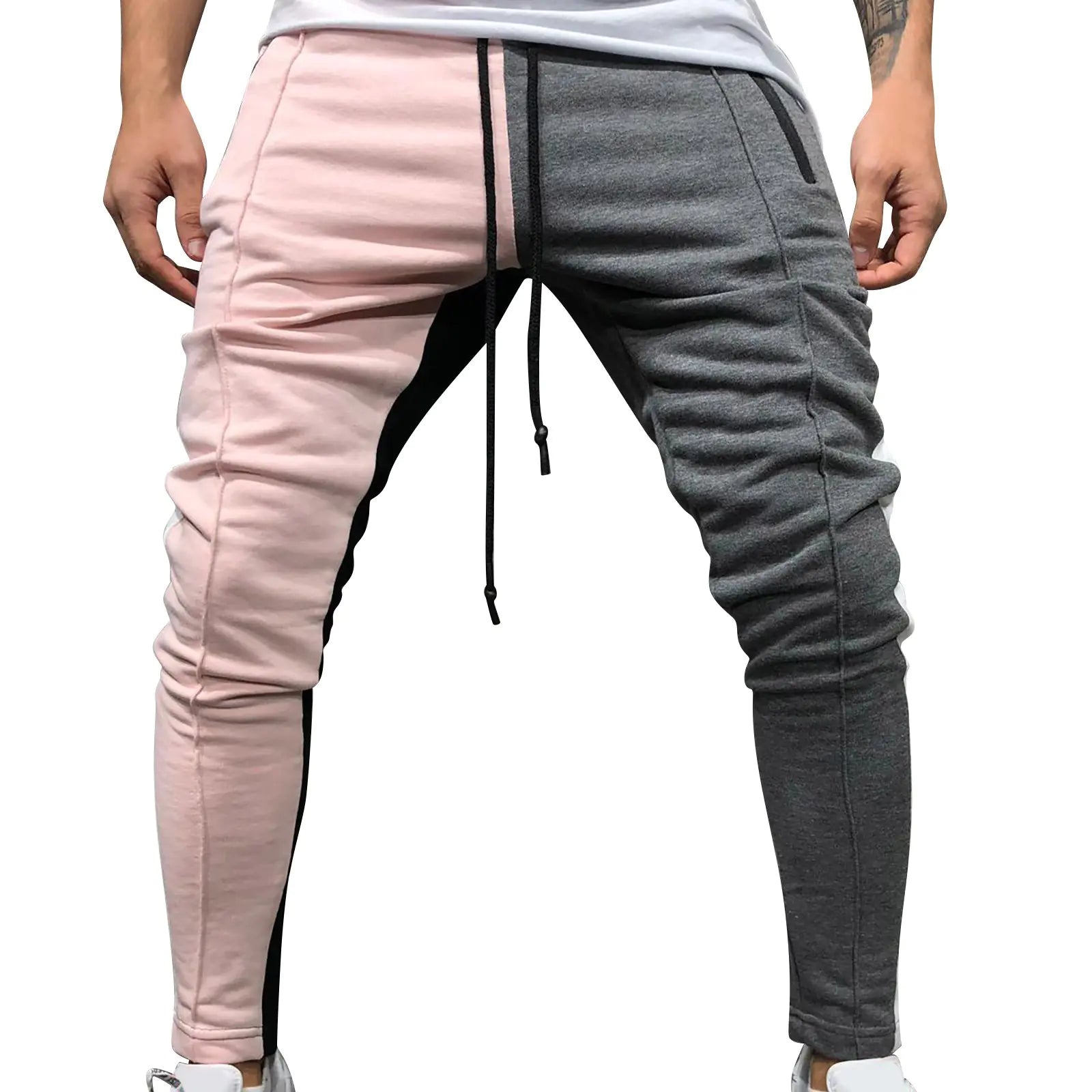 Patchwork joggers