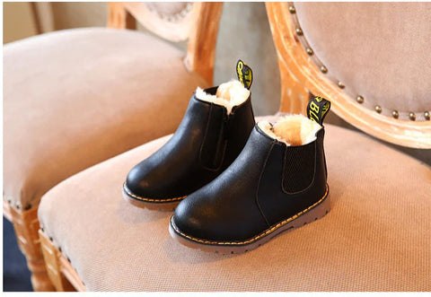 Children's Leather Short Boots for Boys and Girls Frugal Finds Galore