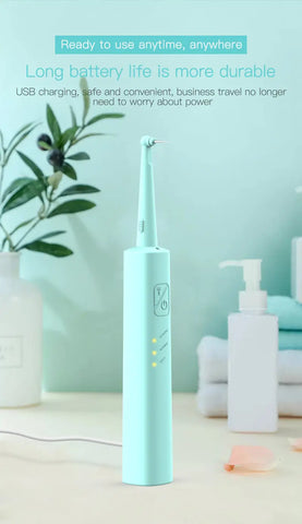 LED Rechargeable Tooth Cleaner with 3 Modes & 2 Heads Frugal Finds Galore