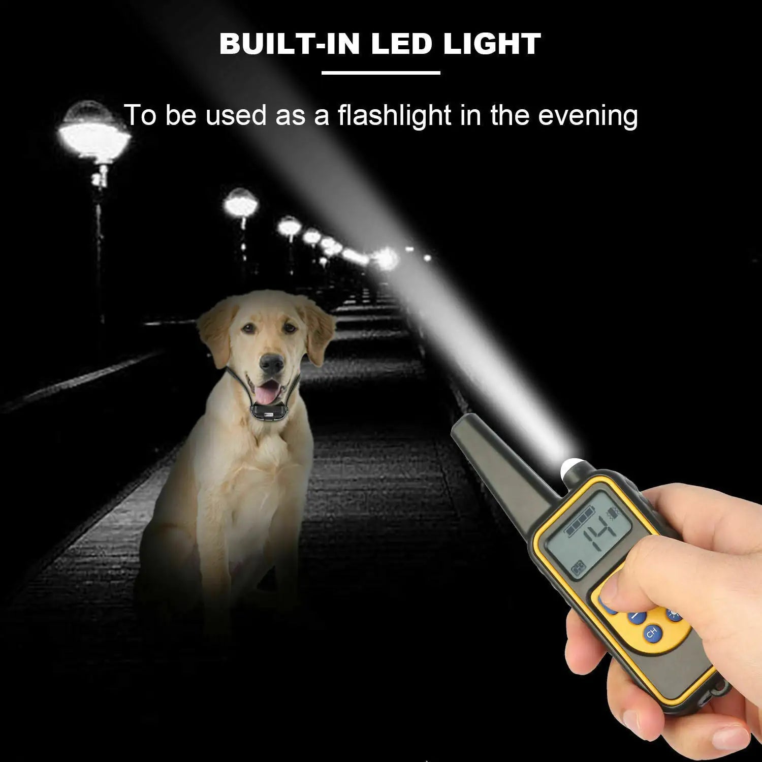 3000 FT Dog Training US Collar with Rechargeable Remote