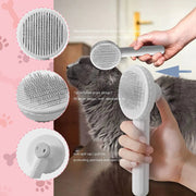 Pet Hair Removal Brush w/Button Cleaner Frugal Finds Galore
