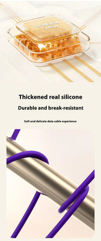 Colorful Four-In-One Fast Charge Cord Frugal Finds Galore