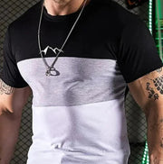 Plus Size Color Block Oversized T-Shirts for Men Frugal Finds Galore