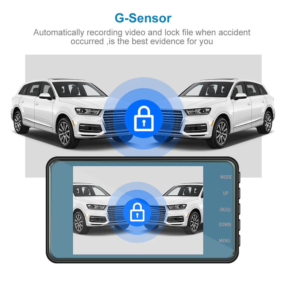 Touch Screen Dash Cam 4"