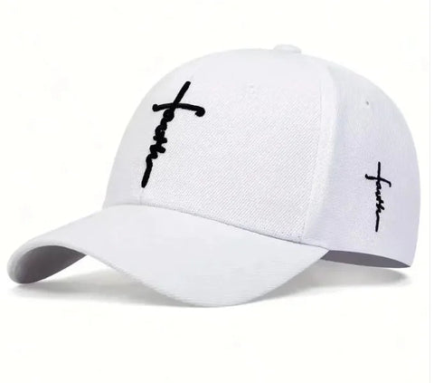 Embroidered Faith Baseball Hat Frugal Finds Galore