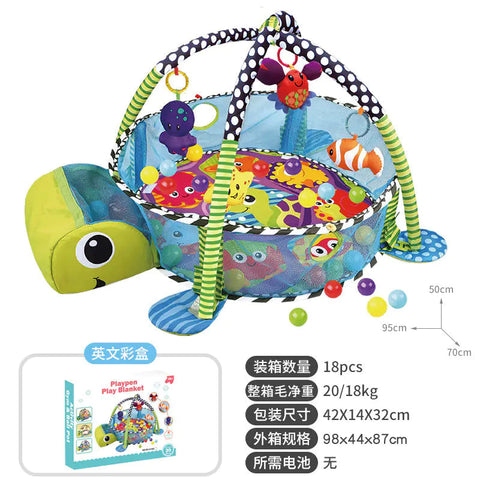 Baby Play Gym with Ocean Balls and Activity Fence Frugal Finds Galore