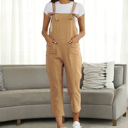Casual Plus Size Suspender Jumpsuit - New Arrival Frugal Finds Galore