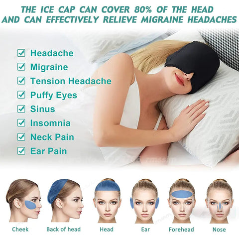 Migraine Relief Hot/Cold Therapy  Mask Frugal Finds Galore