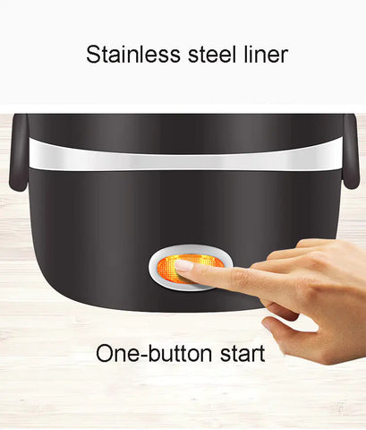 Multi-Function Electric Lunch Box and Mini Rice Cooker Frugal Finds Galore