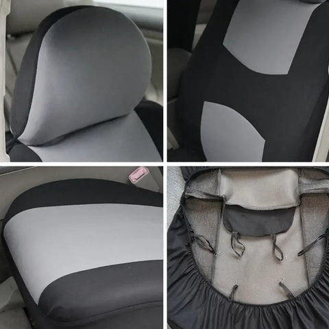 Polyester Car Seat Covers Cushion Set - 4 or 9 Piece Frugal Finds Galore