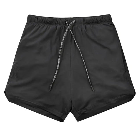 Men 2 in 1 Running Shorts Jogging Gym Fitness Frugal Finds Galore