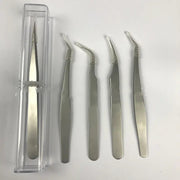 High-Precision Stainless Steel Curved Tweezers for Eyelash Extensions Frugal Finds Galore